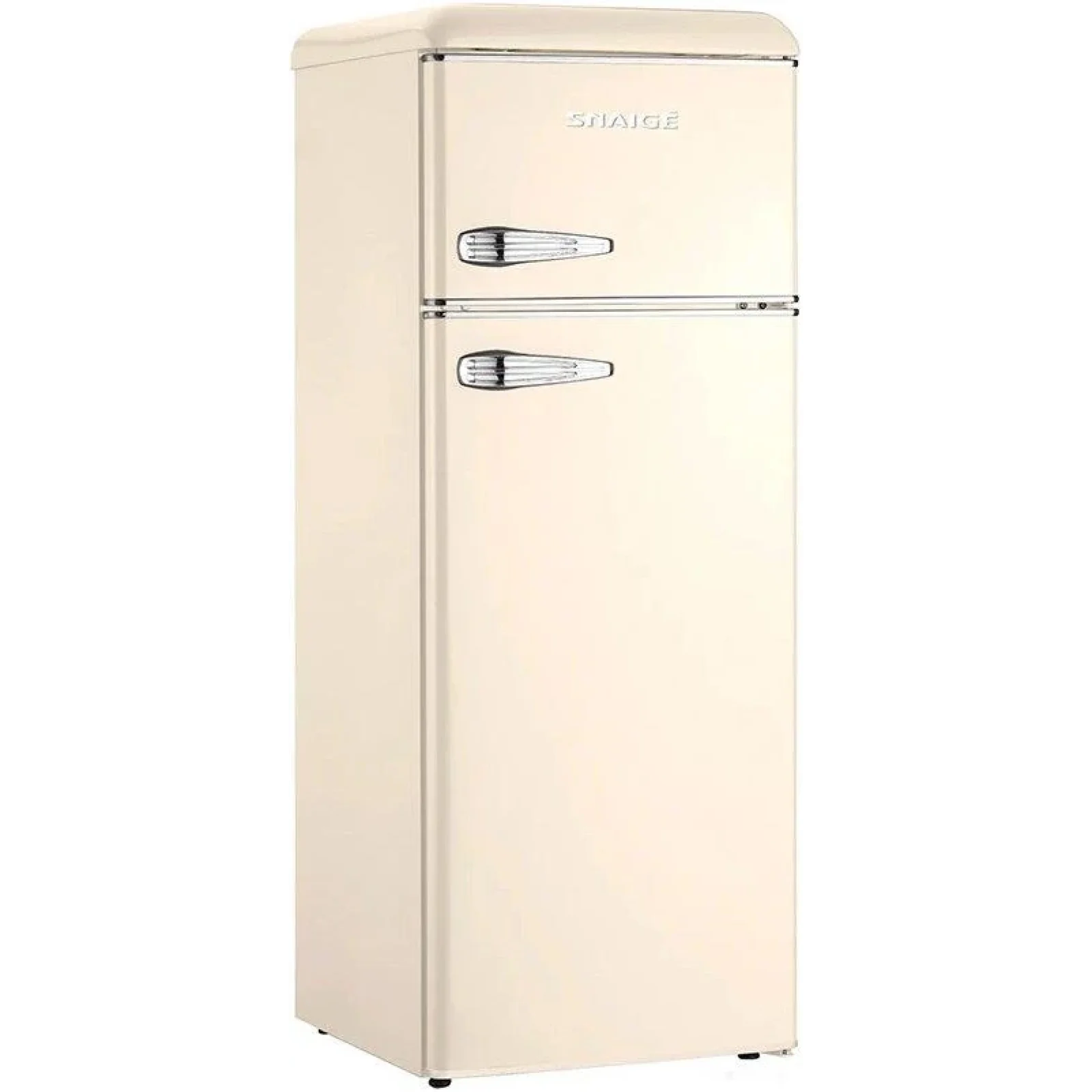 Холодильник Snaige з верхн. мороз., 172.5x63х56, холод.відд.-201л, мороз.відд.-57л, 2дв., A++, ST, retro, бежевий, FR27SM-PRC30E UA