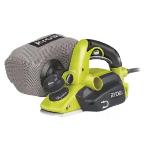 Рубанок Ryobi EPN7582NHG 750Вт 82мм стругання до 2мм виборка 0.5-1-1.5мм шпунт до 12мм 3.2кг (5133000352) UA