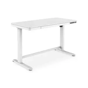 Стіл DIGITUS Electric Height Adjustable, 72-121cm, 3хUSB, білий (DA-90406) UA