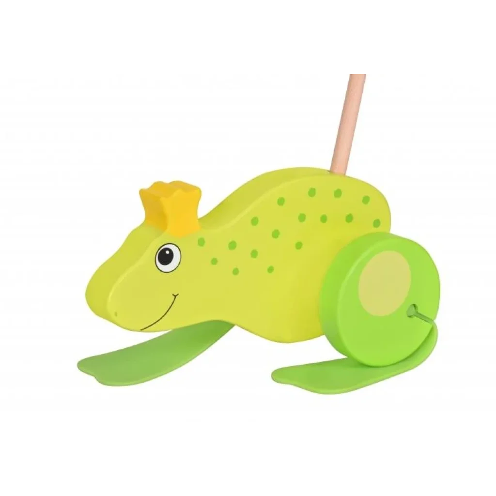 Игрушка-толкатель goki Жабка 54938G UA