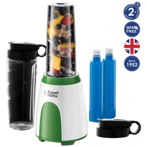 Фитнес-блендер Russell Hobbs 25160-56 Explore Mix & Go Cool, 300 Вт, Белый, Зеленый UA