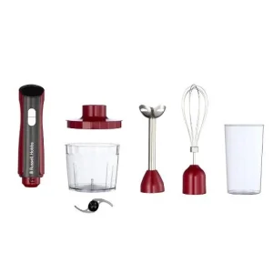 Блендер Russell Hobbs заглибний Desire Red, 500Вт, чаша-500мл, вінчик, міні-подріб., червоний, 27140-56 UA