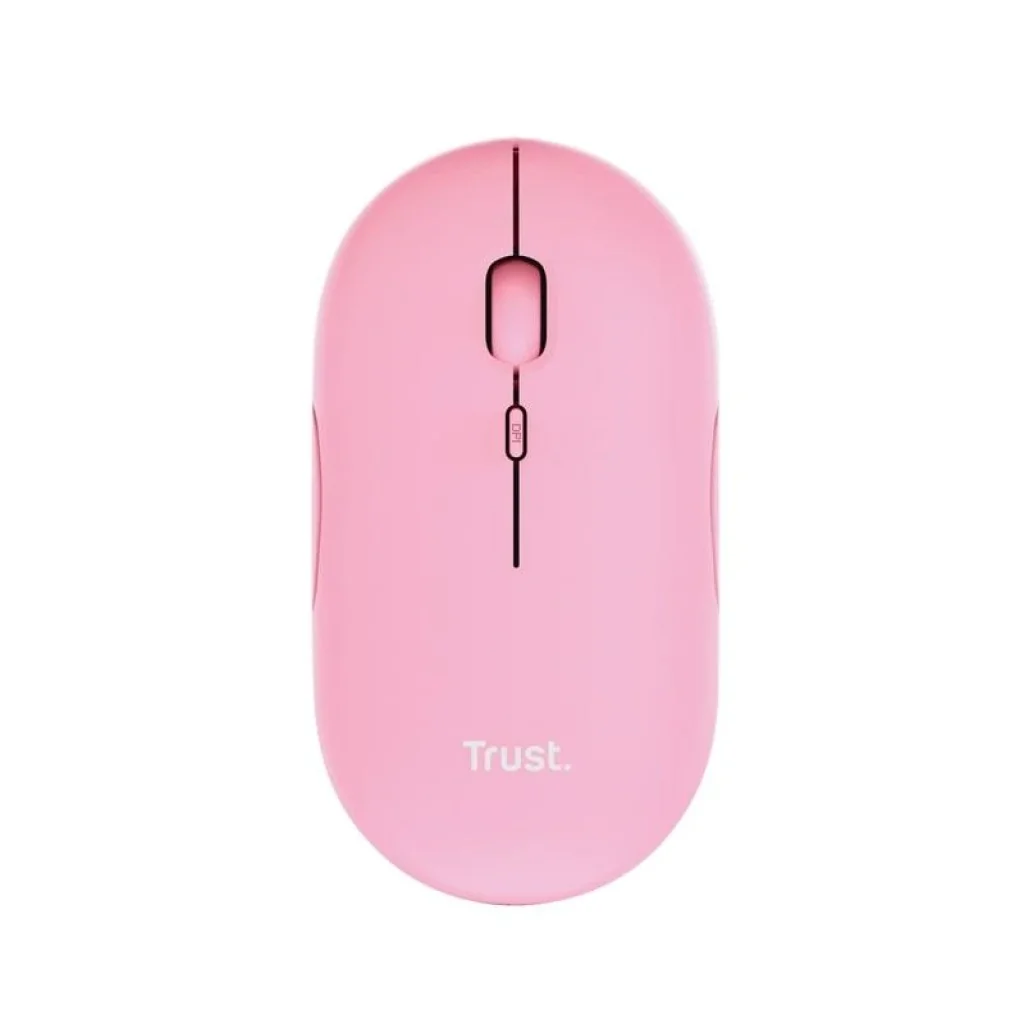 Миша Trust Puck Rechargeable Ultra-Thin BT WL Silent Pink, 24125_TRUST UA