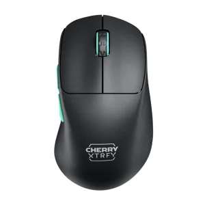 Миша Cherry Xtrfy M64, WL/USB-A, RGB, чорний, CX-M64W-BLACK UA