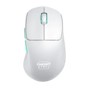 Миша Cherry Xtrfy M64, WL/USB-A, RGB, білий, CX-M64W-WHITE UA