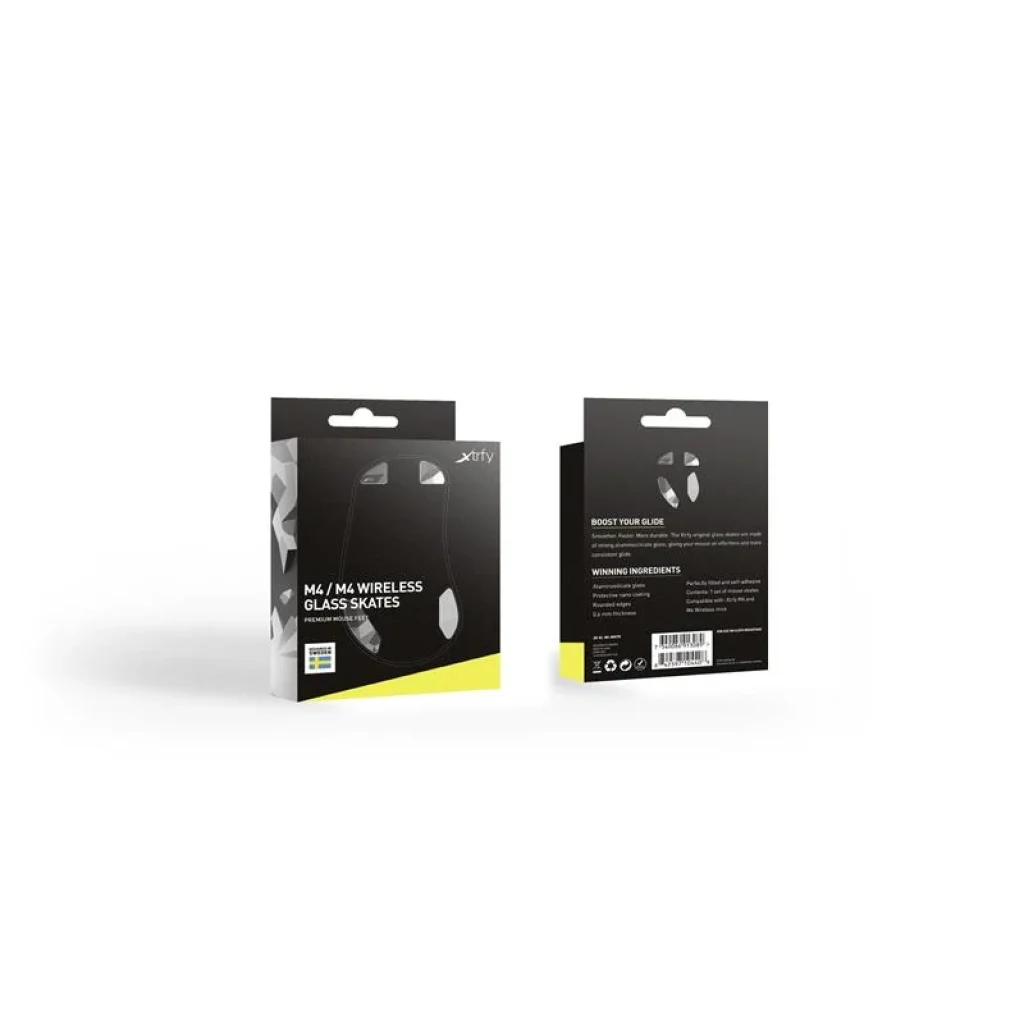 Скляні глайди для миші Xtrfy M4/M4 WL Litus White, SK-GL-M4-WHITE UA