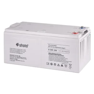 Акумуляторна батарея SHOTO 6CNF, 12В, 200А•год, GEL-CARBON, 6CNF-200 UA