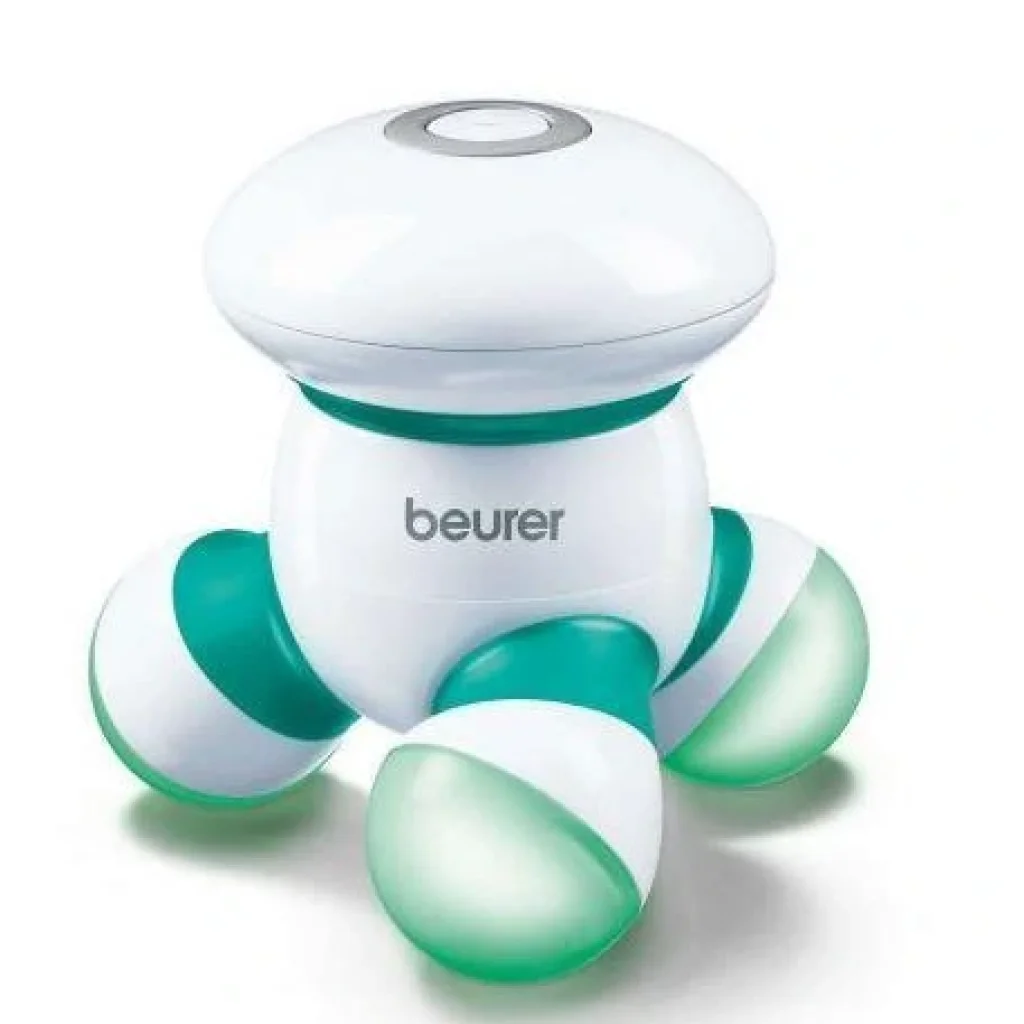 Масажер Beurer для тіла, ААА в комплекті, 0.2кг, біло-зелений, MG_16_GREEN UA