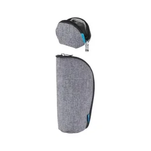 Набір Nuvita MyMia термос для пляшки, чохол для пустушки, сірий (NV8806GREY) UA