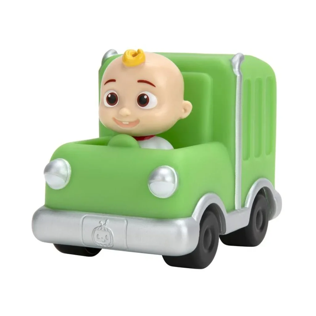 Машинка CoComelon Mini Vehicles Green Trash Truck Зелений сміттєвоз, CMW0014 UA