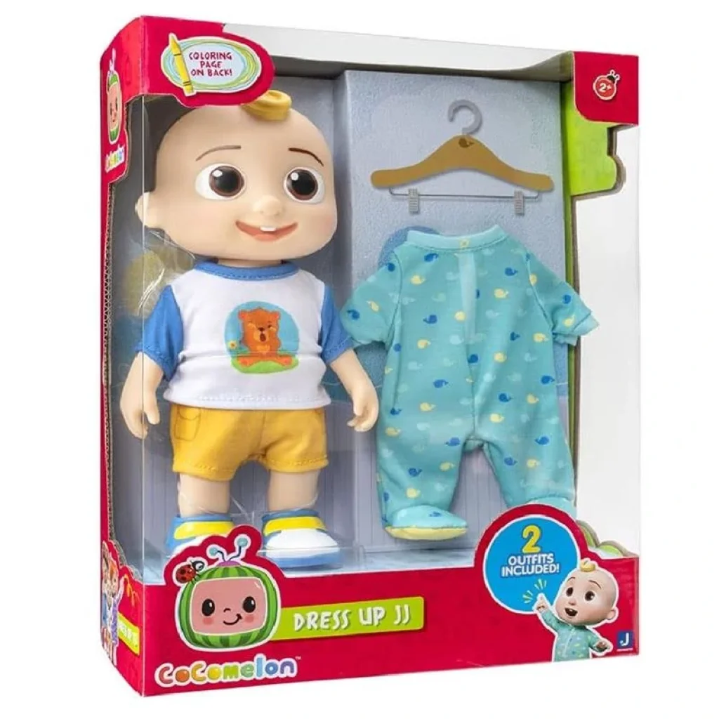 Ігровий набір CoComelon Large Doll Одягни Джей Джея з аксесуарами, CMW0360 UA