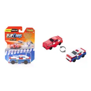 Машинка-трансформер Flip Cars 2 в 1 Спецтранспорт, Полицейский автомобиль и Спорткар, EU463875-04 UA