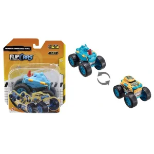Машинка-трансформер Flip Cars 2 в 1 Монстр-трак Носорог, EU463875A-03 UA