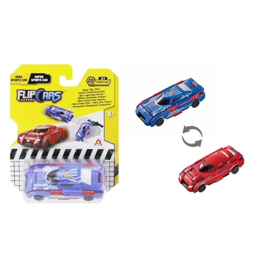 Машинка-трансформер Flip Cars 2 в 1 Спорткари, Арес спорткар та Супер спорткар, EU463875B-03 UA