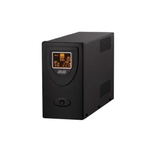 Джерело безперебійного живлення 2E DD2000, 2000VA/1200W, LCD, USB, 2xSchuko, 2E-DD2000 UA