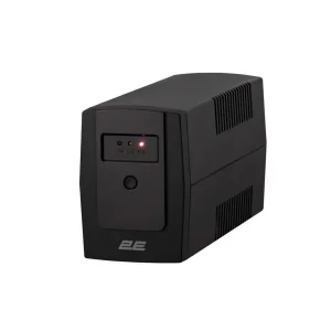 Джерело безперебійного живлення 2E ED650, 650VA/360W, LED, 2xSchuko, 2E-ED650 UA