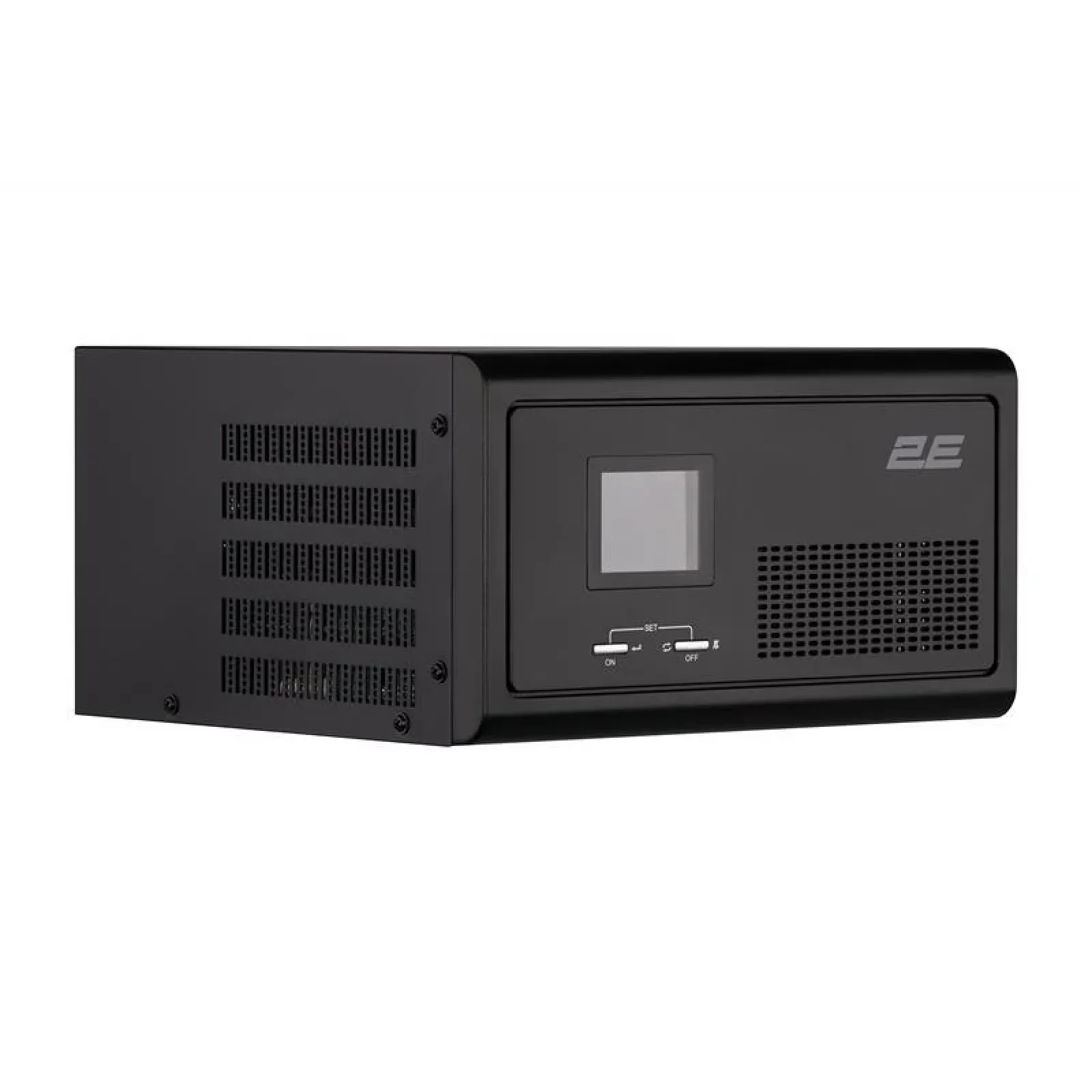 Інвертор 2E HI600, 600W, 12V - 230V, LCD, AVR, 2xSchuko + DC output, 2E-HI600 UA