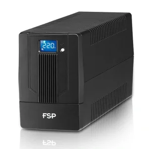 Джерело безперебійного живлення FSP iFP650, 650VA/360W, LCD, USB, 2xSchuko, PPF3602800 UA