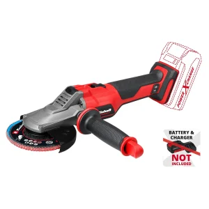 Шліфмашина кутова акумуляторна Einhell Professional TP-AG 18/125 F Li BL - Solo PXC 18В безщіткова 125мм 8500об/хв плаский редуктор 1.57кг без АКБ та ЗП (4431175) UA