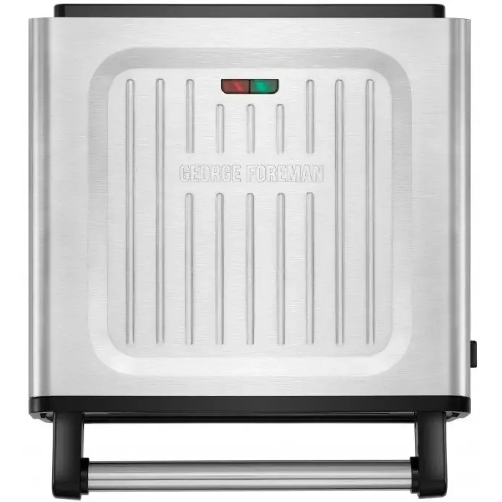 Гриль George Foreman прижимний Smokeless Grill 1575Вт, темп. режимів-1, з`ємні пластини, пластик, чорний (28000-56) UA