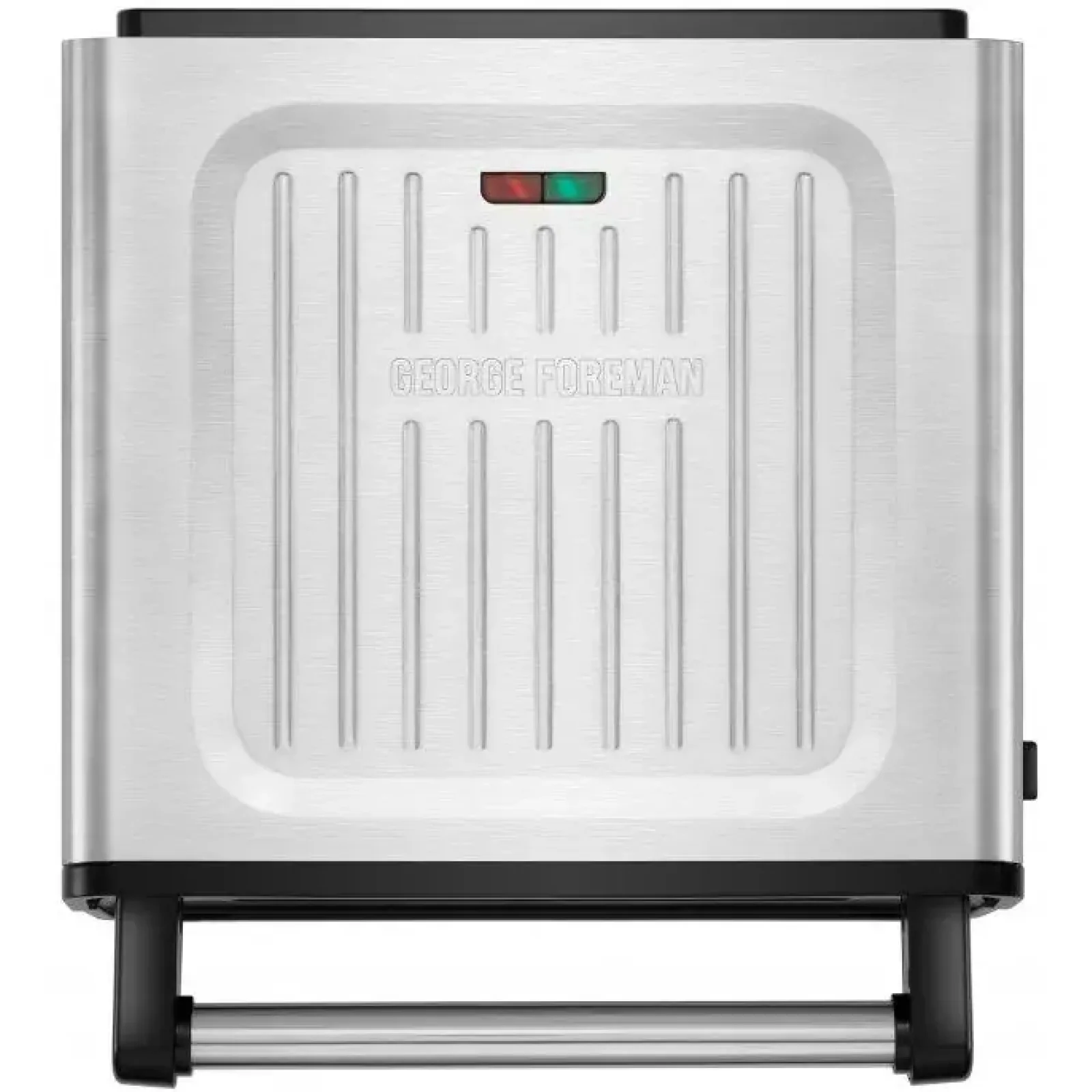 Гриль George Foreman прижимний Smokeless Grill 1575Вт, темп. режимів-1, з`ємні пластини, пластик, чорний (28000-56) UA