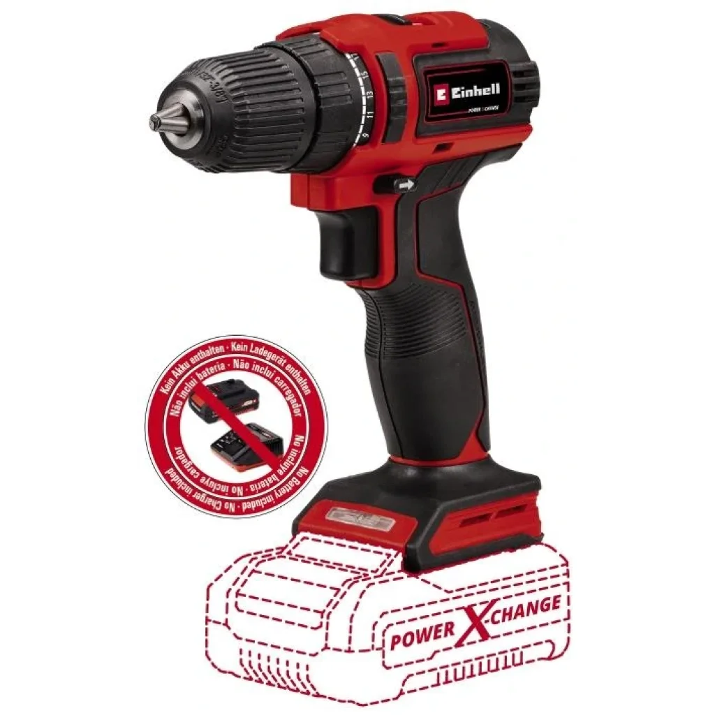 Шуруповерт ударний безщітковий Einhell TE-CD 18/40 Li BL - Solo , 18 В, 40 Нм, 1.19 кг, 4513997 UA