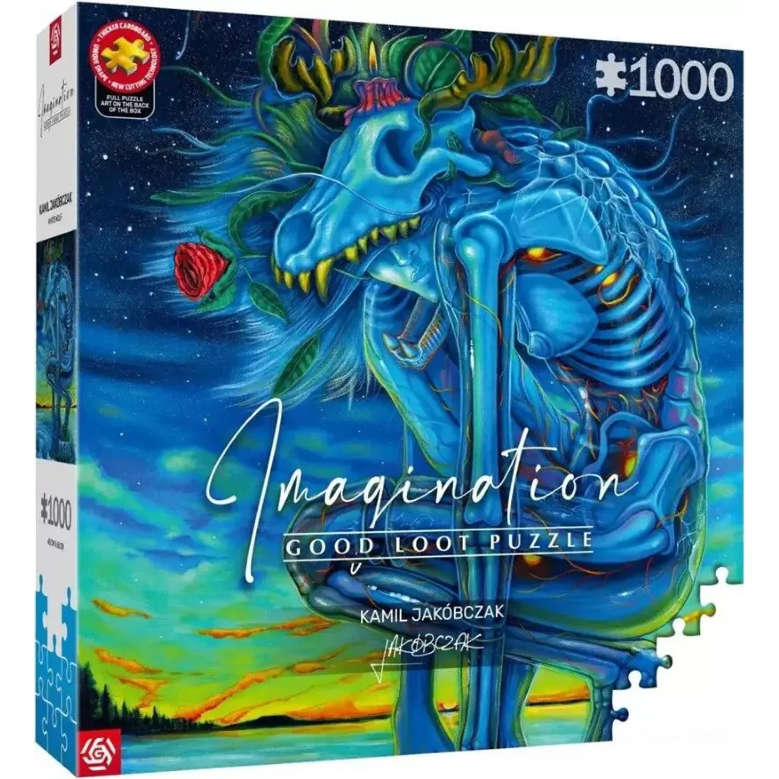 Пазл GoodLoot Imagination: Kamil Jakobczak White Wolf 1000 ел. (5908305247906) UA