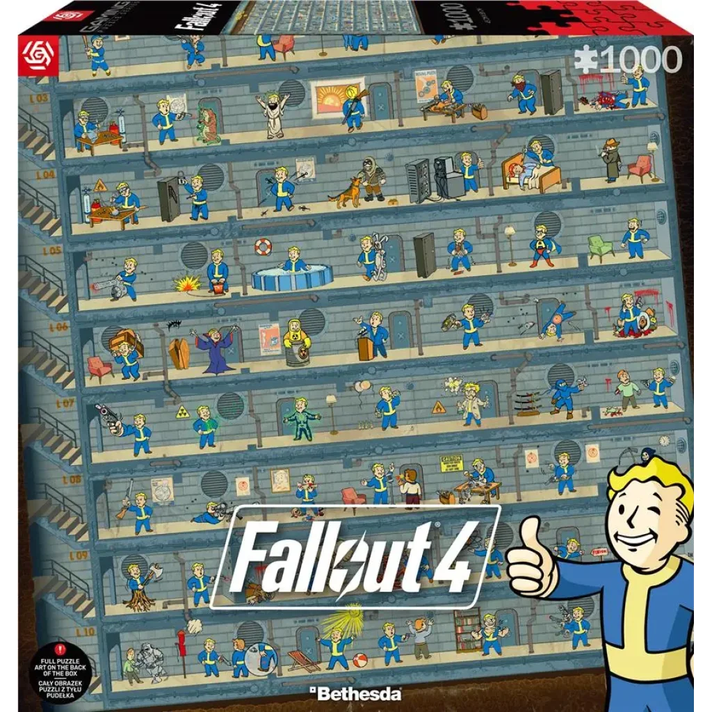 Пазл GoodLoot Fallout 4 Perk Poster Puzzles 1000 ел. (5908305247937) UA