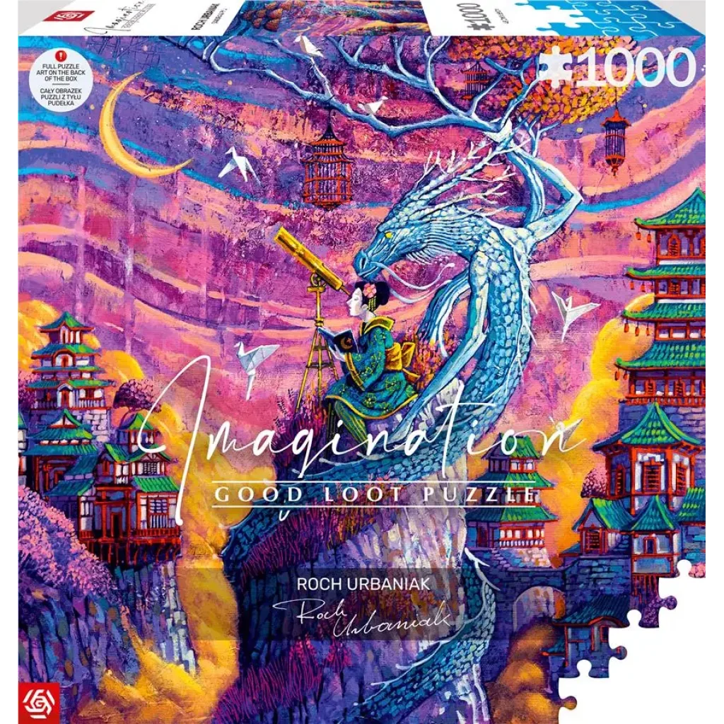 Пазл GoodLoot Imagination: Roch Urbaniak Sakura & Ryu 1000 ел. (5908305249740) UA