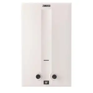 Газова колонка Zanussi GWH 10 Fonte, 10 л/хв., 20 кВт, розпалювання від батарейок, GWH10FONTE UA