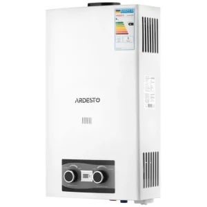 Газовая колонка Ardesto X2, 10 л/мин., 20 кВт, розжиг от батареек, дисплей, белый, TFGBH-10B-X2-WHITE UA