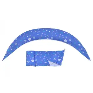 Подушка для вагітних і для годування Nuvita Dreamwizard 10в1 синій (NV7100BLUE) UA
