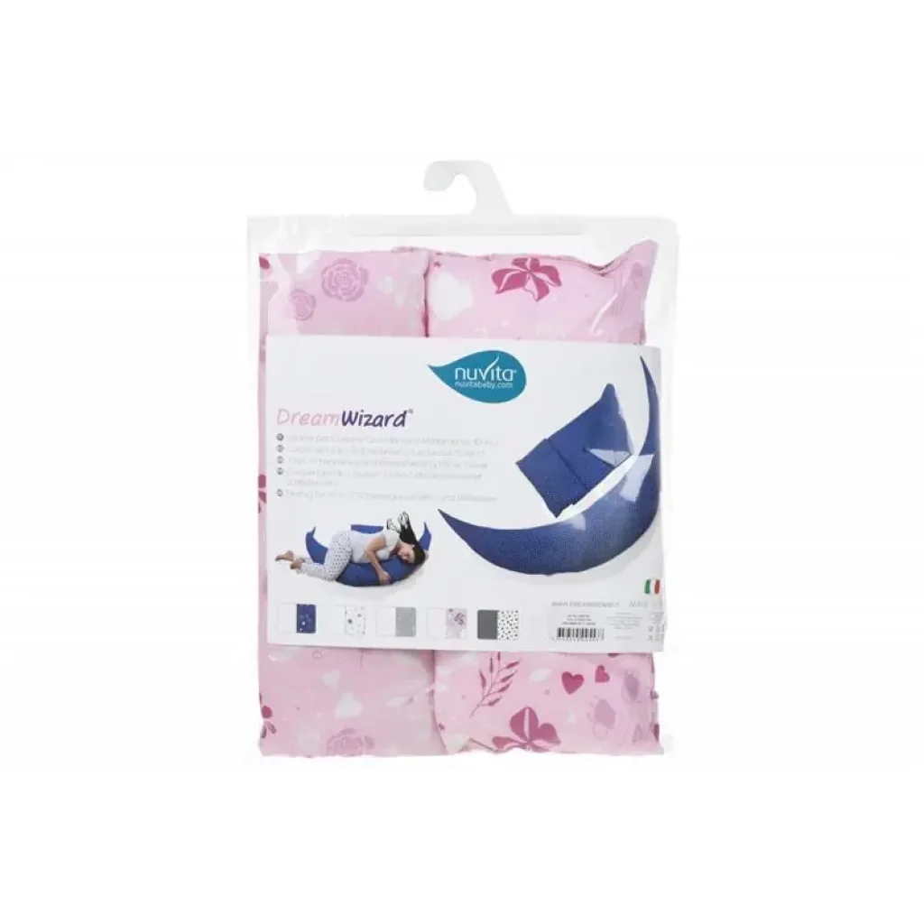 Наволочка для подушки Nuvita Dreamwizard з міні-подушкою, рожевий (NV7101PINK) UA