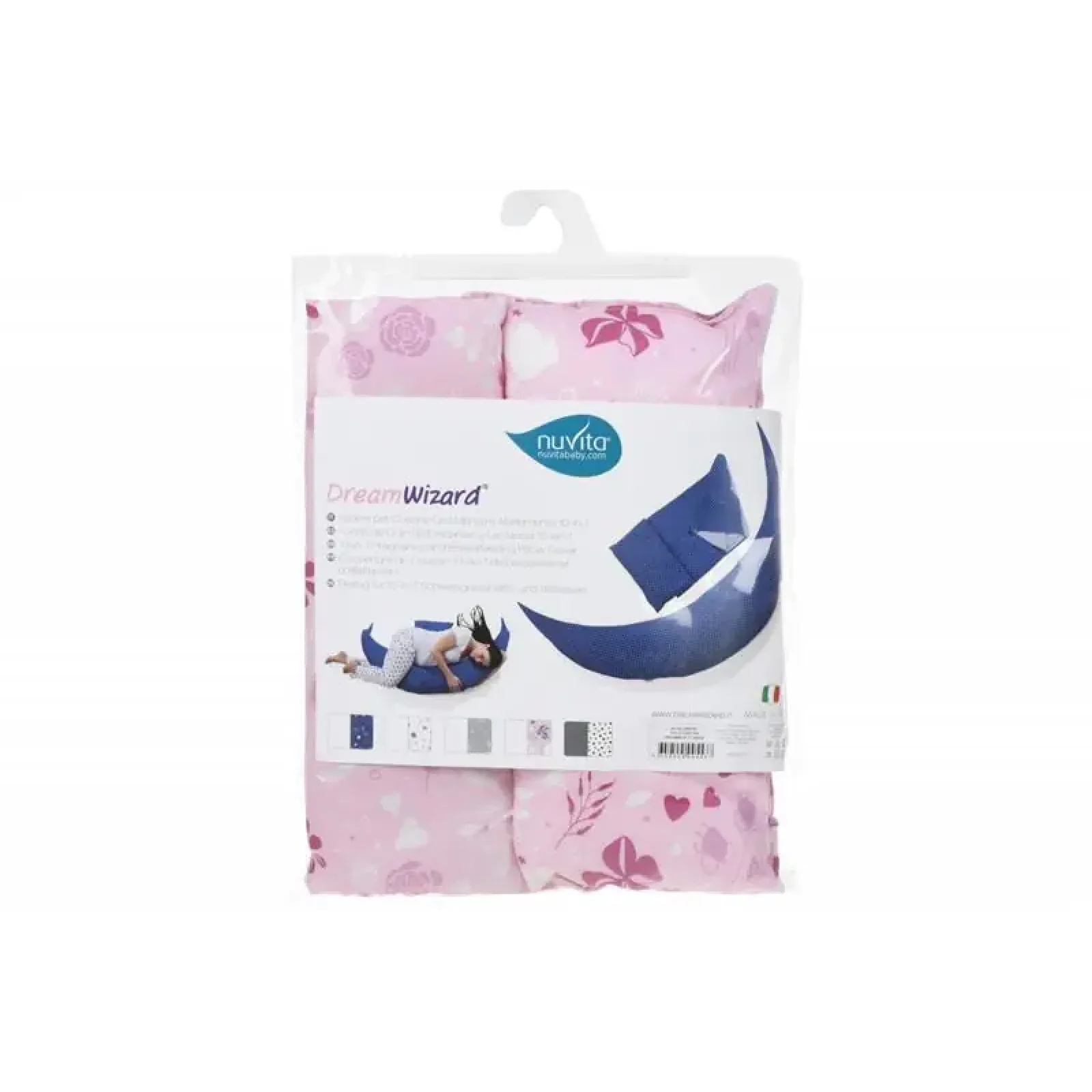 Наволочка для подушки Nuvita Dreamwizard з міні-подушкою, рожевий (NV7101PINK) UA