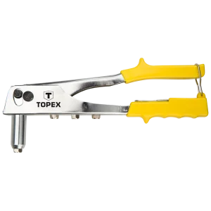 Заклепочник TOPEX, заклепки 2.4,3.2,4.0,4.8мм, 255мм (43E707) UA
