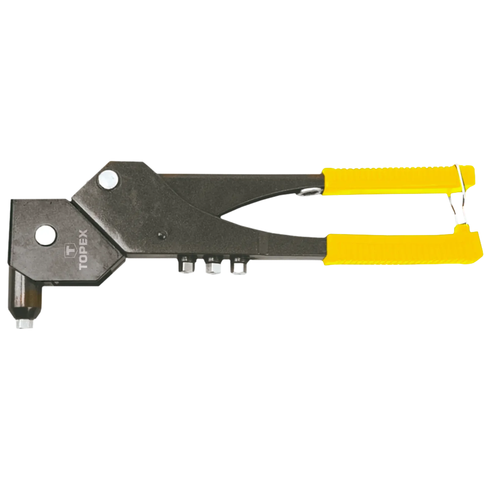 Заклепочник TOPEX, заклепки 2.4,3.2,4.0,4.8мм, кілька положень, 285мм (43E713) UA