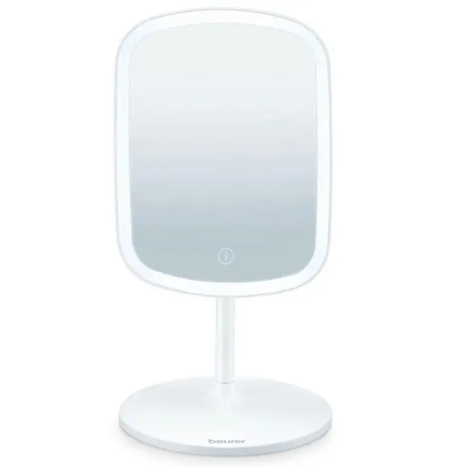 Дзеркало косметичне Beurer настільне, прямокутне, 15х21см, USB-C зарядка, підсвічування, білий (BS_47) UA