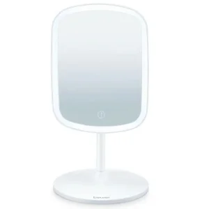 Дзеркало косметичне Beurer настільне, прямокутне, 15х21см, USB-C зарядка, підсвічування, білий (BS_47) UA