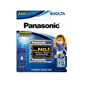 Батарейка Panasonic Evolta лужна AAA блістер, 4 шт. (LR03EG/4B) UA