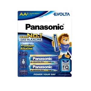 Батарейка Panasonic Evolta лужна AA блістер, 2 шт. (LR6EG/2B) UA