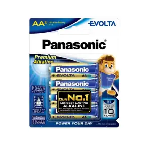 Батарейка Panasonic Evolta лужна AA блістер, 4 шт. (LR6EG/4B) UA