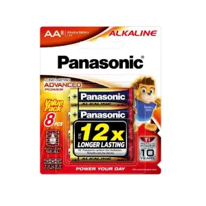 Батарейка Panasonic Alkaline Power лужна AA блістер, 8 шт. (LR6T/8B) UA