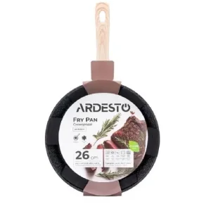 Сковорода глибока Ardesto Midori, 26см, алюміній, чорний (AR1926MI) UA