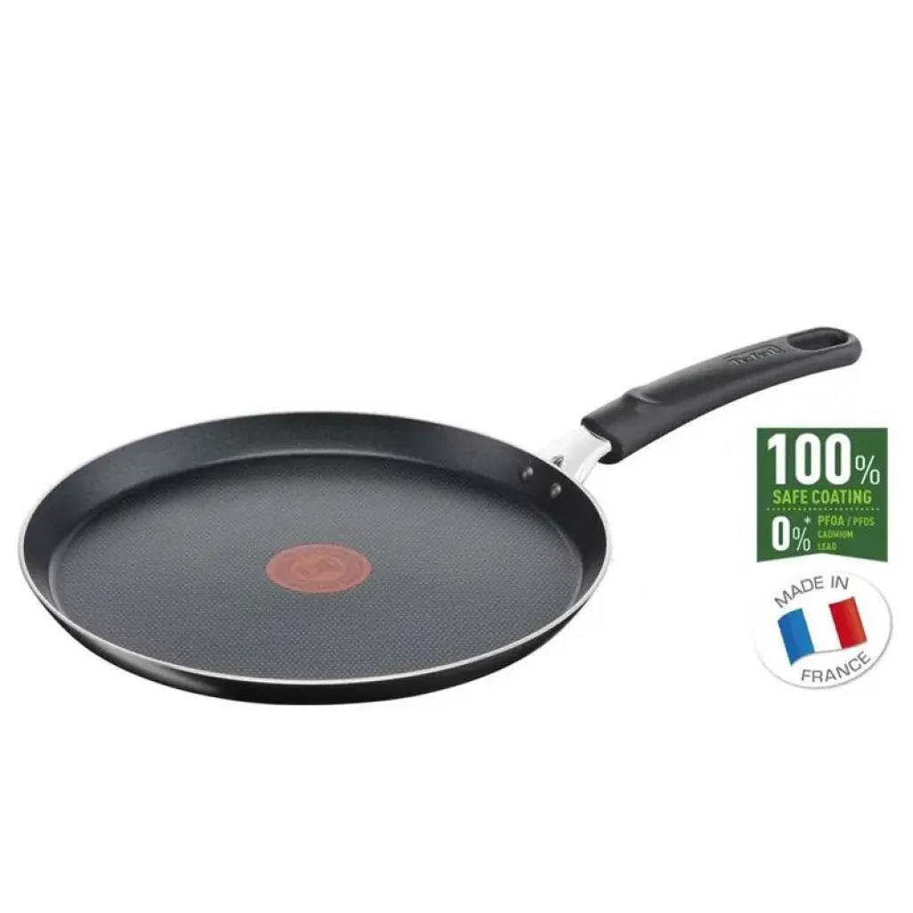 Сковорода для млинців Tefal Simply Clean, 25см, алюміній, бакеліт, чорний (B5671053) UA