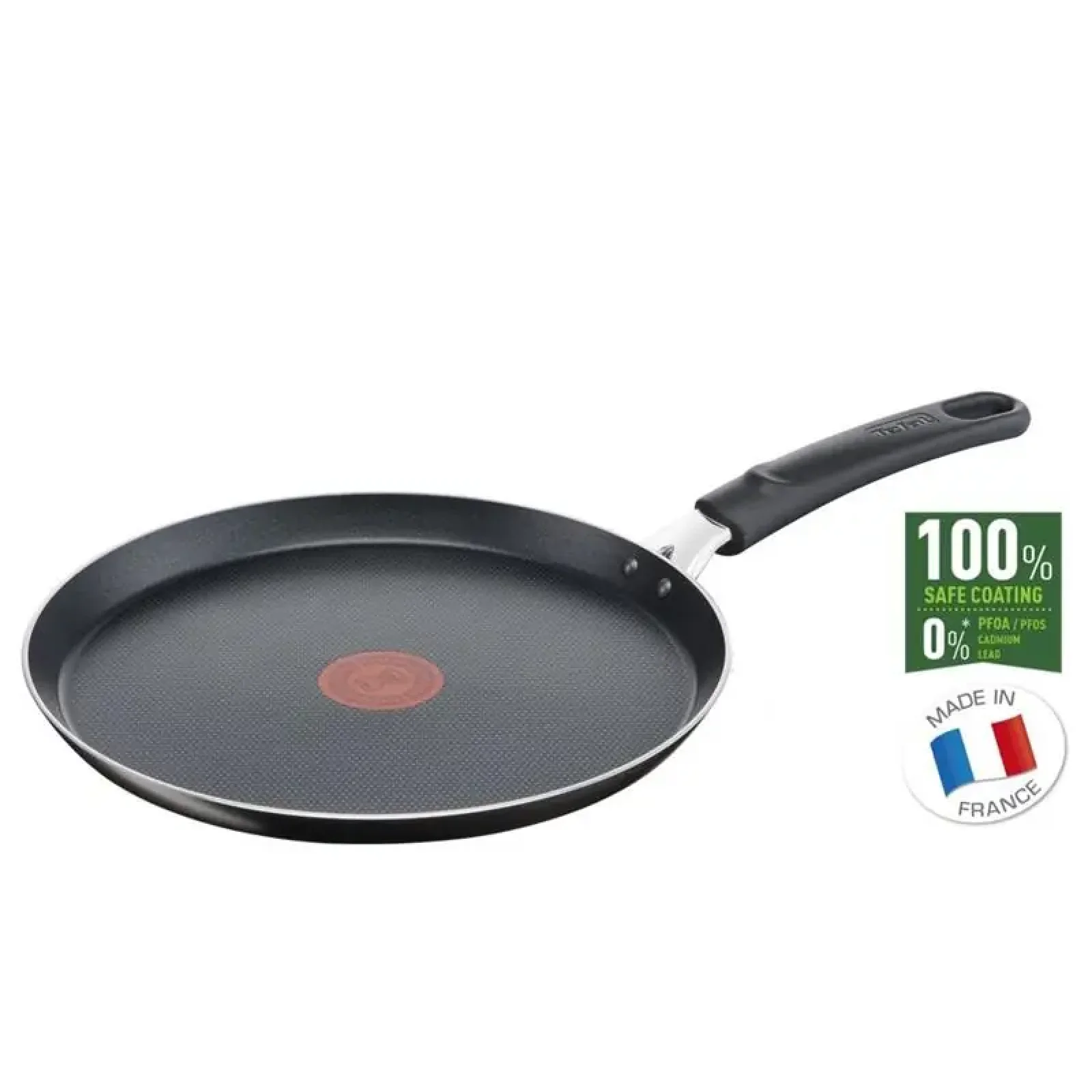 Сковорода для млинців Tefal Simply Clean, 25см, алюміній, бакеліт, чорний (B5671053) UA