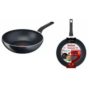 Сковорода ВОК Tefal Start&Cook, 28см, алюміній, бакеліт, чорний (C2721953) UA