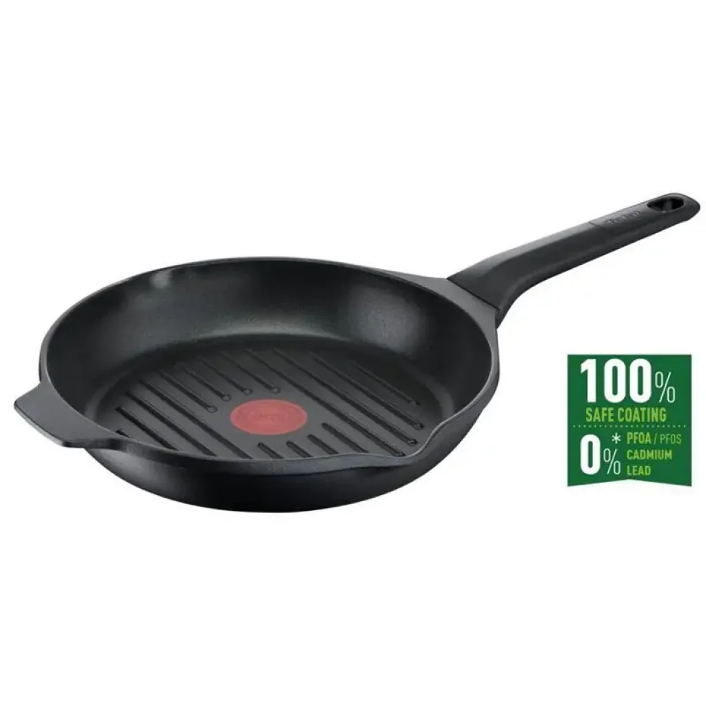 Сковорода гриль Tefal DELICIO, 26см, алюміній, бакеліт, чорний (E2324074) UA