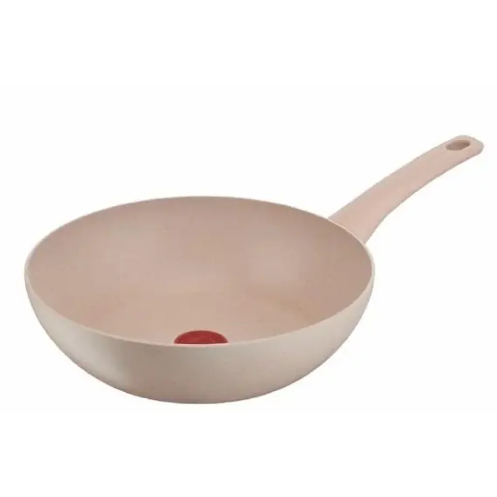 Сковорода ВОК Tefal Delight,28см, алюміній, бакеліт, бежевий (G2931902) UA