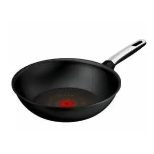 Сковорода ВОК Tefal Excellence Fusion,28см, алюміній, нержавіюча сталь, бакеліт, чорний (G3381902) UA