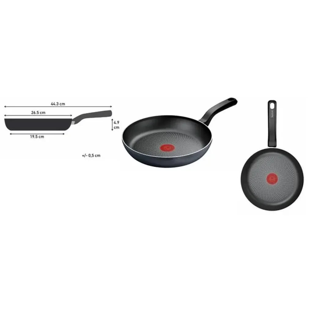 Сковорода Tefal So' Light, 26см, алюміній, бакеліт, чорний (H0560542) UA